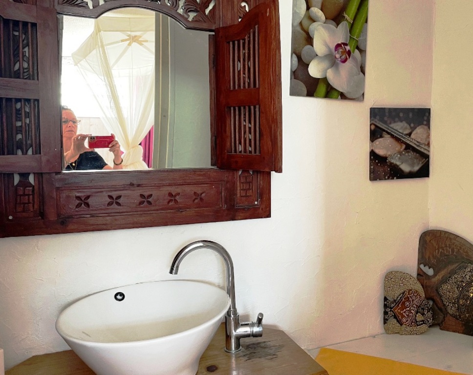 Salle d'eau
Location vacances Shamballa Sainte Anne Martinique